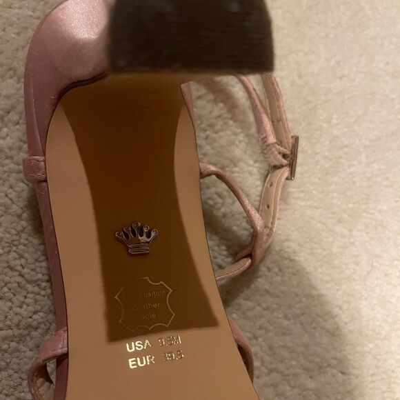 Nina Pink Rhinestone Embellished Heels - Picture 3 of 3